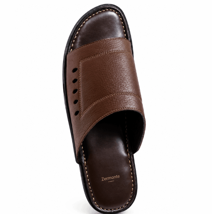 Men's Handmade Leather Slippers