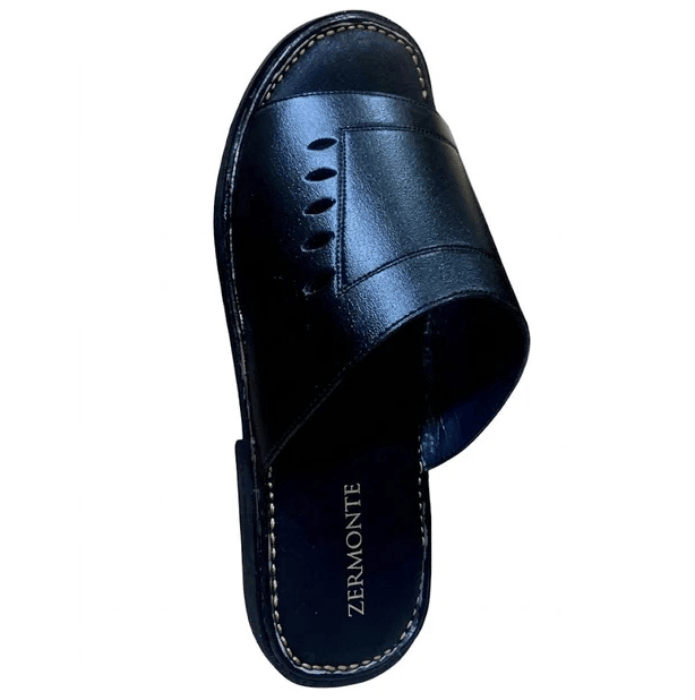 Original Genuine | Leather Slipper for Men's Brown Color - Zermonte