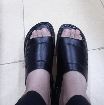 Men's Handmade Leather Slippers