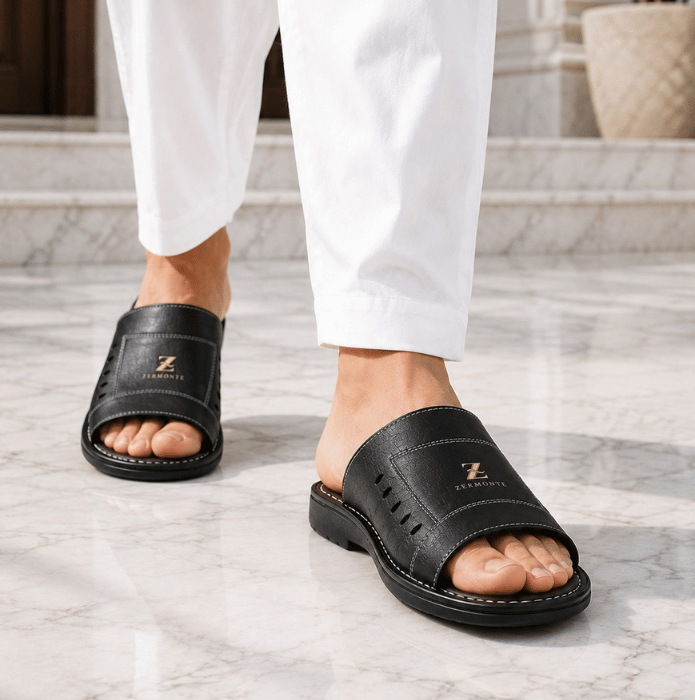 Men's Leather Slippers | Original Handmade Zermonte