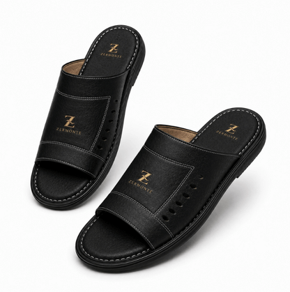 Men's Leather Slippers | Original Handmade Zermonte
