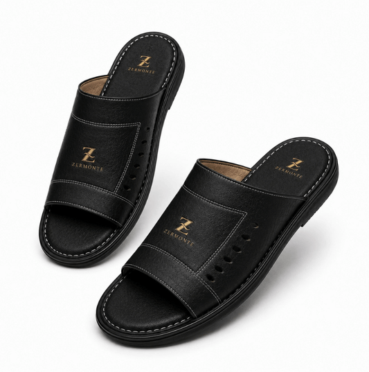 Men's Leather Slippers | Original Handmade Zermonte