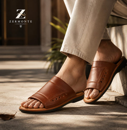 Men's Leather Slippers | Original Handmade Peshawari Style